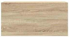 vidaXL Ντουλάπι τοίχου μπάνιου Sonoma Oak 80x25x40 cm