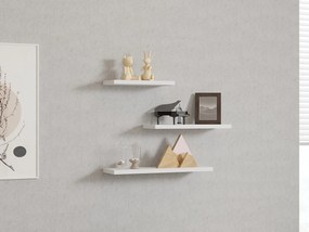 Ράφι Τοίχου Λευκό FLENA 30x2x14