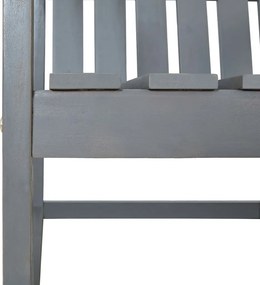 vidaXL Πολυθρόνες Εξωτερικού Χώρου 2 τεμ. Γκρι από Μασίφ Ξύλο Ακακίας