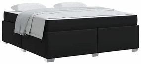 vidaXL Σκελετός Κρεβατιού Άλλο Μαύρο 180 x 200 cm Τεχνητό δέρμα