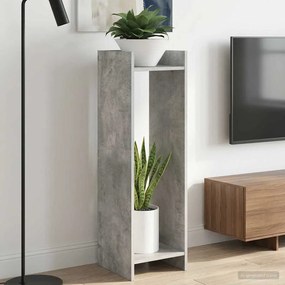 vidaXL Βάση φυτών 2 τεμ. Γκρι Σκυροδέματος 30 x 30 x 100 εκ