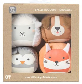 Λούτρινα Ζωάκια (Σετ 4τμχ) Baby To Love Dooballs Farm