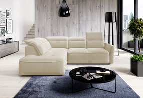 Γωνιακός καναπές Morello L-Ekrou-Αριστερή