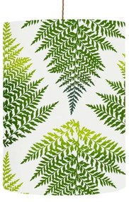 Καπέλο Φωτιστικού 1xE27 Πράσινο Λινό Fern Leaves SH101016-F Ebb&amp;Flow-SH101016-F-Πράσινο SH101016-F