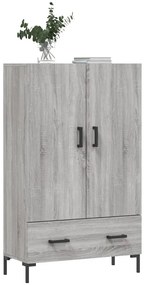 vidaXL Ντουλάπα Γκρι Sonoma 69,5 x 31 x 115 εκ. από Επεξεργασμένο Ξύλο