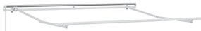 vidaXL Manual Retractable Awning Κόκκινη και Καφετιά 300x250 cm