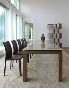 Τραπέζι Aliante Ceramica-2 200-250-300x100x76 - Canaletto walnut