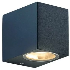 Απλίκα Φωτιστικό Τοίχου LED GU10 3W IP65 Τετράγωνο ACA-SL8110GU10G-Γκρι SL8110GU10G