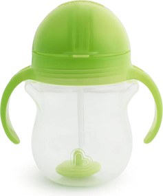 Ποτήρι Εκπαιδευτικό 207ml Με Καλαμάκι Munchkin Tip & Sip Green