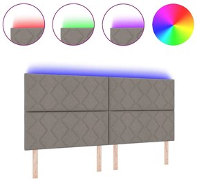 vidaXL Κεφαλάρι Taupe 200 cm ύφασμα