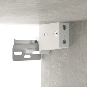 vidaXL Ντουλάπι Τοίχου Γκρι Σκυρ. 60x31x60 εκ. Επεξεργασμένο Ξύλο