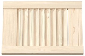 Πόρτες ντουλαπιών Louvred Design 2 τεμάχια 39,5x29,5 cm - Καφέ
