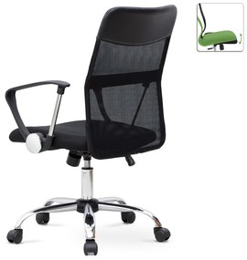 Καρέκλα γραφείου Franco Megapap με ύφασμα Mesh χρώμα μαύρο 59x57x95/105εκ.