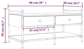 ΤΡΑΠΕΖΑΚΙ ΣΑΛΟΝΙΟΥ ΚΑΦΕ ΔΡΥΣ 99X50X50 ΕΚ. ΕΠΕΞΕΡΓΑΣΜΕΝΟ ΞΥΛΟ 833964