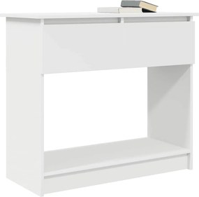vidaXL Τραπέζι κονσόλας με συρτάρια Λευκό 85,5x38,5x74,5 cm
