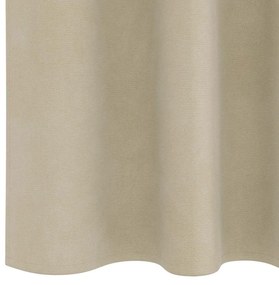 vidaXL Κουρτίνες με κουρτίνες 2 pcs Κρεμ 140 x 245 cm Βελούδο