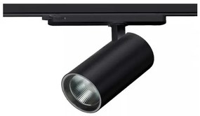 Σποτ Φωτιστικό Ράγας LED 20W IP20 4000K Zambelis-S065 4B--Μαύρο S065 4B-