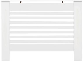 vidaXL Κάλυμμα Καλοριφέρ Λευκό 112 x 19 x 81,5 εκ. από MDF
