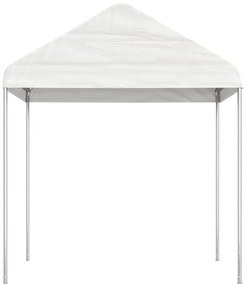 vidaXL Κιόσκι με Τέντα Λευκό 15,61 x 2,28 x 2,69 μ. από Πολυαιθυλένιο