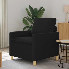 vidaXL Καναπές Μαύρο 76 x 81 x 87,5 εκ Ύφασμα