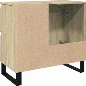 vidaXL Ντουλάπι Μπάνιου Sonoma Δρυς 65x33x60 εκ. Επεξεργασμένο Ξύλο