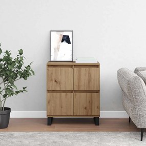 vidaXL Πλαϊνό γραφείο Artisan Oak 60 x 35 x 70 cm