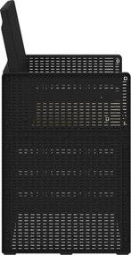 vidaXL Καρέκλες Εστιατορίου Κήπου 2 pcs Ανθρακί και Κρεμ PP