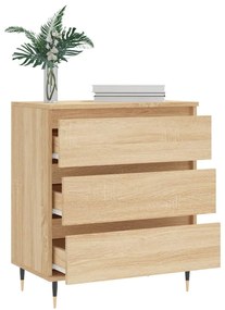 vidaXL Συρταριέρα Sonoma Δρυς 60x35x70 εκ. Επεξεργασμένο Ξύλο