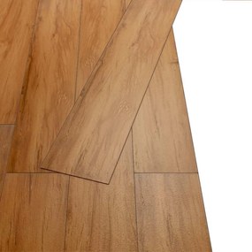 vidaXL Πλάκες Δαπέδου 18 pcs Φυσικό 2,51 m² PVC