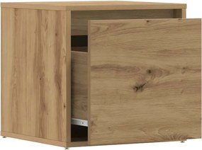 vidaXL Συρτάρι Box Artisan Δρυς 40,5x40x40 cm Ξύλο μηχανής