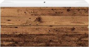 vidaXL Ντουλάπι με Ενσωματωμένο Νιπτήρα Παλιό Ξύλο