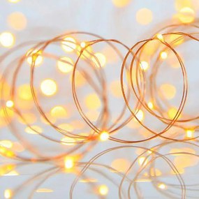 Διακοσμητική Γιρλάντα Με 100 Mini LED Φωτάκια Eurolamp 600-07321