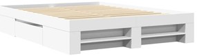 vidaXL Πλαίσιο κρεβατιού χωρίς στρώμα 160x200 εκ. Επεξεργασμένο Ξύλο