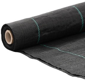 vidaXL Μεμβράνη Εδαφοκάλυψης Μαύρη 4x100 μ. από Πολυπροπυλένιο