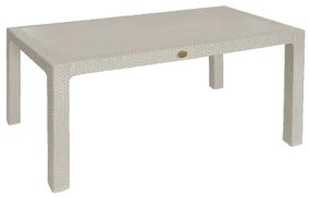 Bonsai Home Τραπέζι Rattan PP 90x150x75 Μπεζ