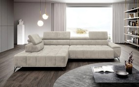 Γωνιακός καναπές Priscilla-Αριστερή-Leuko