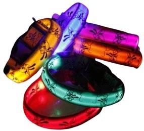 Φωτεινό περιλαίμιο - κολάρο σκύλου - 2.5cm - S/M/L - 550229-550229