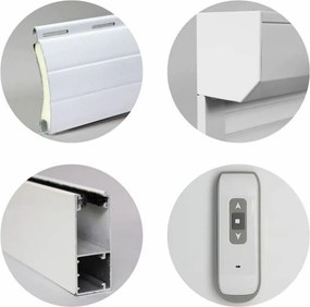 Παντζούρι Λευκό Αλουμίνιο 140 x 120 cm