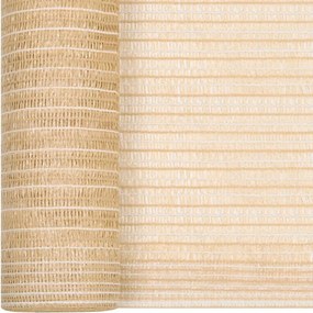 vidaXL Δίχτυ Σκίασης Μπεζ 1,2 x 25 μ. από HDPE 75 γρ./μ²