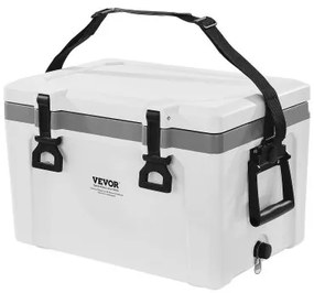 VEVOR Portable Cooler 26 QT Insulated Cooler 38 Can Capacity with Handles Strap