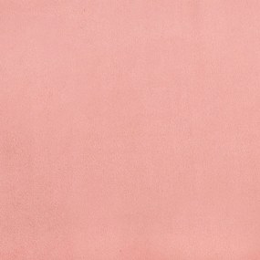 vidaXL Κεφαλάρι Ροζ Βελούδινο 100x5x118/128 εκ.