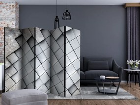 Διαχωριστικό με 5 τμήματα - Gray background 3D II [Room Dividers]