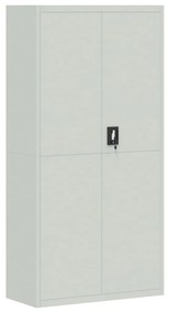 vidaXL Αρχειοθήκη Αν. Γκρι 90 x 40 x 220 εκ. Ατσάλινη