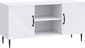 vidaXL Ντουλάπι TV Λευκό 102 x 34,5 x 50 εκ. Επεξεργασμένο Ξύλο