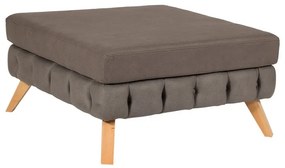 Artekko Σκαμπώ NIL 90x90x47 ύφασμα VENA 06 και ξύλινα πόδια Artekko 783-7162