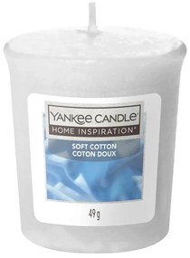 Αρωματικό Κερί Yankee Candle με διάρκεια καύσης έως 15 ώρες και άρωμα Soft Cotton