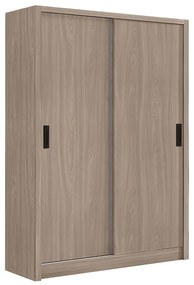 VANITY Ντουλάπα Δίφυλλη - Συρόμενη, Απόχρωση Sonoma Oak 120x60x200cm