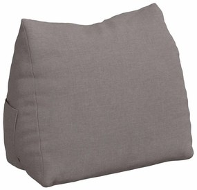 vidaXL Μαξιλάρι Πλάτης Taupe 45 x 20 x 35 εκ. ύφασμα