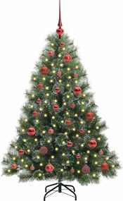 vidaXL Τεχνητό Χριστουγεννιάτικο Δέντρο Πράσινο 150 cm ΠΕ και PVC