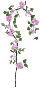 Τεχνητή Γιρλάντα Ορτανσία 00-40006-4 240cm Green-Lilac Marhome Συνθετικό Υλικό